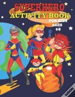 Capa do artigo Superhero Activity Book For Kids Ages 4-8