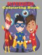Superhero Colouring Book - Preview