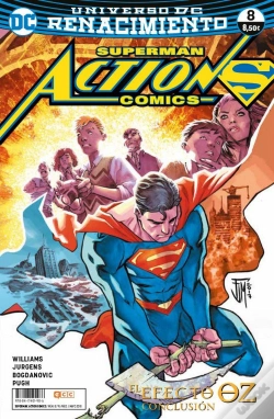 Capa do artigo Superman: Action Comics Num. 08 (Renacimiento)