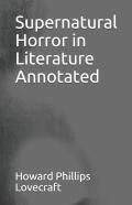 Supernatural Horror In Literature Annotated