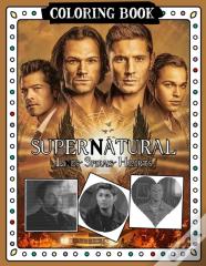 Supernatural Lines Spirals Hearts Coloring Book