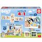 Superpack 4 Em 1 Bluey Educa 20475 - Preview