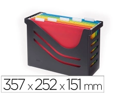 Capa do artigo Suporte para capas de suspensao tarifold plastico 100% reciclado cor preto 357 x 252 x 151 mm
