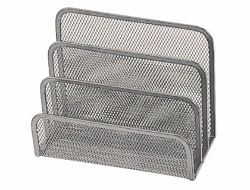 Capa do artigo Gray mesh metal letter holder