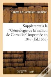 Supplement Maison De Cornulier Edition 1860