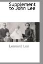 Supplement To John Lee - Preview