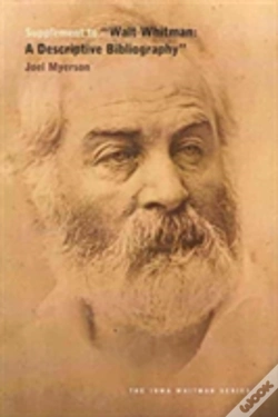 Capa do artigo Supplement To ""Walt Whitman: A Descriptive Bibliography