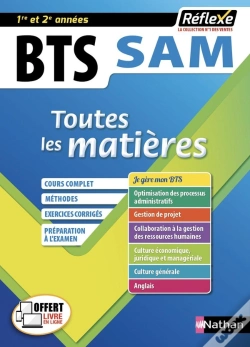 Capa do artigo Support A L'Action Manageriale - Bts Sam 1 Et 2 (Toutes Les Matieres - Reflexe N 9) - 2019 - Volume