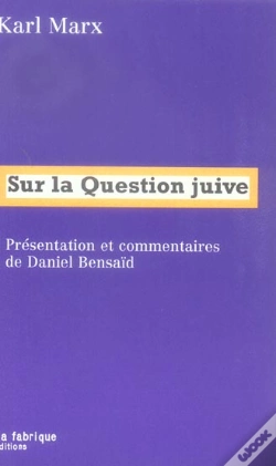 Capa do artigo Sur La Question Juive