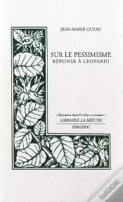 Capa do artigo Sur Le Pessimisme ; Réponse À Leopardi