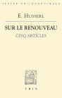 Sur Le Renouveau, Cinq Articles - Preview