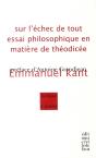 Sur L'Échec De Tout Essai Philosophique En Matière De Théodicée - Preview