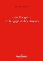 Sur L'Origine Du Langage Et Des Langues - Preview