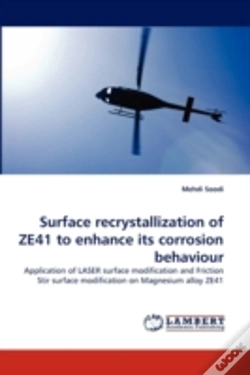 Capa do artigo Surface Recrystallization Of Ze41 To Enhance Its Corrosion Behaviour