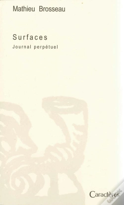 Capa do artigo Surfaces ; Journal Perpétuel