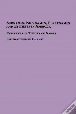 Capa do artigo Surnames, Nicknames, Placenames And Epithets In America