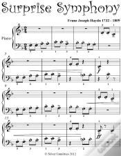 Capa do artigo Surprise Symphony Beginner Piano Sheet Music