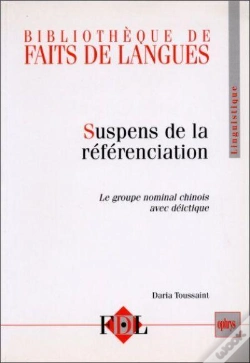 Capa do artigo Suspens De La Referenciation Le Groupe Nominal Chinois