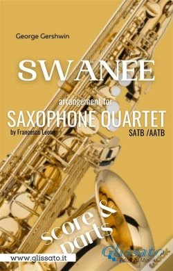 Capa do artigo Swanee - Sax Quartet (Score & Parts)