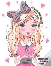 Sweet & Sassy 2 Grayscale Coloring Book