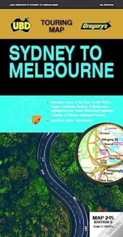 Capa do artigo Sydney To Melbourne Map 245 9th Ed