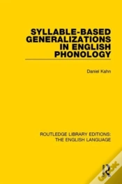 Capa do artigo Syllable-Based Generalizations In English Phonology
