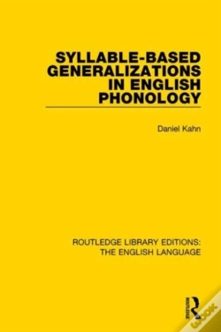 Capa do artigo Syllable-Based Generalizations In English Phonology