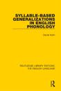 Syllable-Based Generalizations In English Phonology - Preview