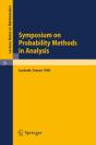 Symposium On Probability Methods In Analysis - Preview