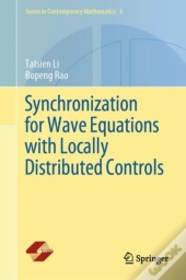 Synchronization For Wave Equations With Locally Distributed Controls