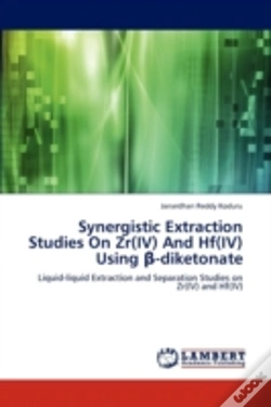 Capa do artigo Synergistic Extraction Studies On Zr(Iv) And Hf(Iv) Using Beta-Diketonate