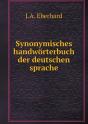 Synonymisches Handworterbuch Der Deutschen Sprache - Preview