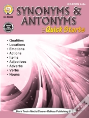 Capa do artigo Synonyms & Antonyms Quick Starts Workbook, Grades 4 - 12
