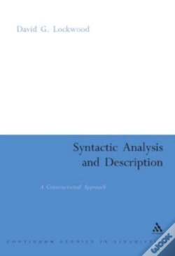 Capa do artigo Syntactic Analysis And Description