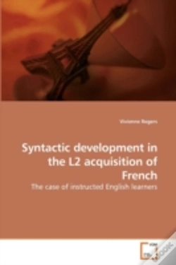 Capa do artigo Syntactic Development In The L2