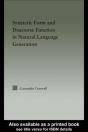 Syntactic Form And Discourse Function In Natural Language Generation - Preview