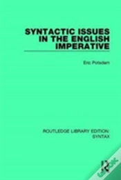 Capa do artigo Syntactic Issues In The English Imperative
