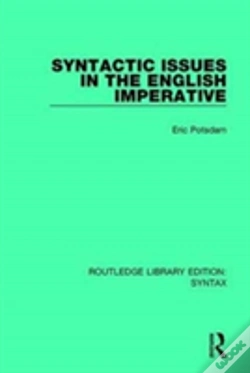 Capa do artigo Syntactic Issues In The English Imperative