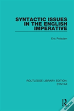 Capa do artigo Syntactic Issues In The English Imperative