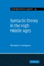 Syntactic Theory In The High Middle Ages - Preview