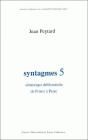 Syntagmes : N°5. Sémiotique Différentielle De Proust À Perec - Preview