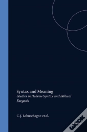 Syntax And Meaning