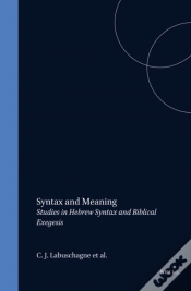 Capa do artigo Syntax And Meaning