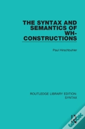Capa do artigo Syntax And Semantics Of Wh-Constructions