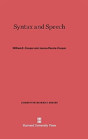 Syntax And Speech - Preview