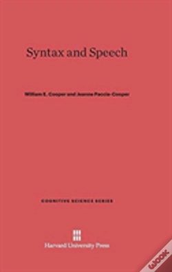 Capa do artigo Syntax And Speech