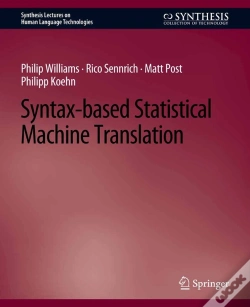 Capa do artigo Syntax-Based Statistical Machine Translation