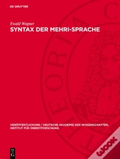 Capa do artigo Syntax Der Mehri-Sprache