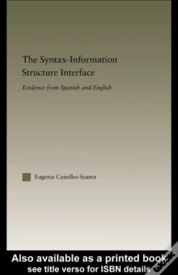 Capa do artigo Syntax-Information Structure Interface