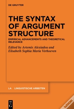 Capa do artigo Syntax Of Argument Structure